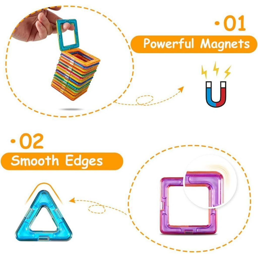 110pcs Magnetic Building Blocks, Children's Toys UK