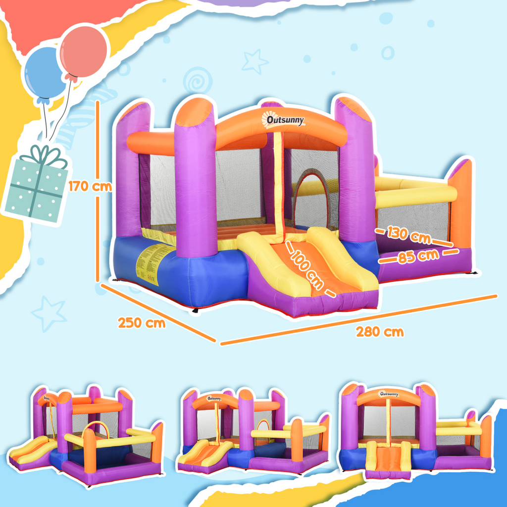 Bouncy Castle with Slide Pool House