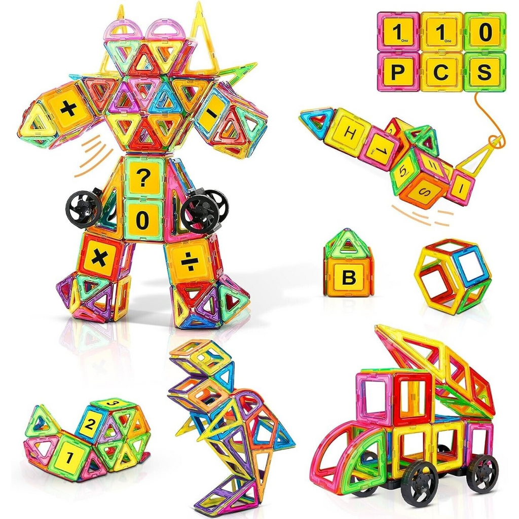 110pcs Magnetic Building Blocks, Children's Toys UK