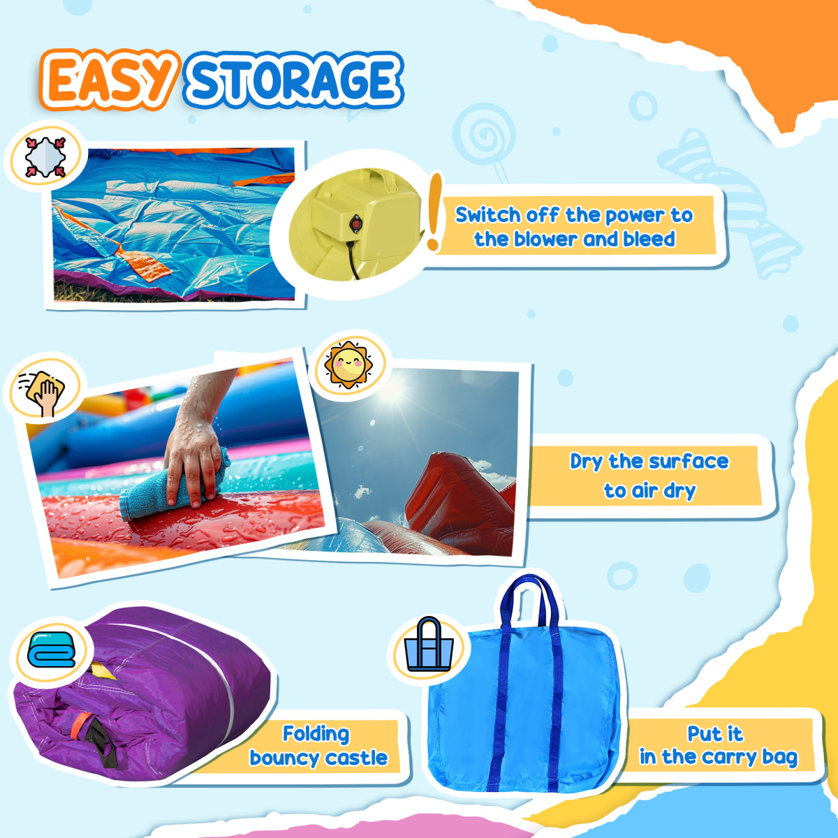 Bouncy Castle with Slide Pool House
