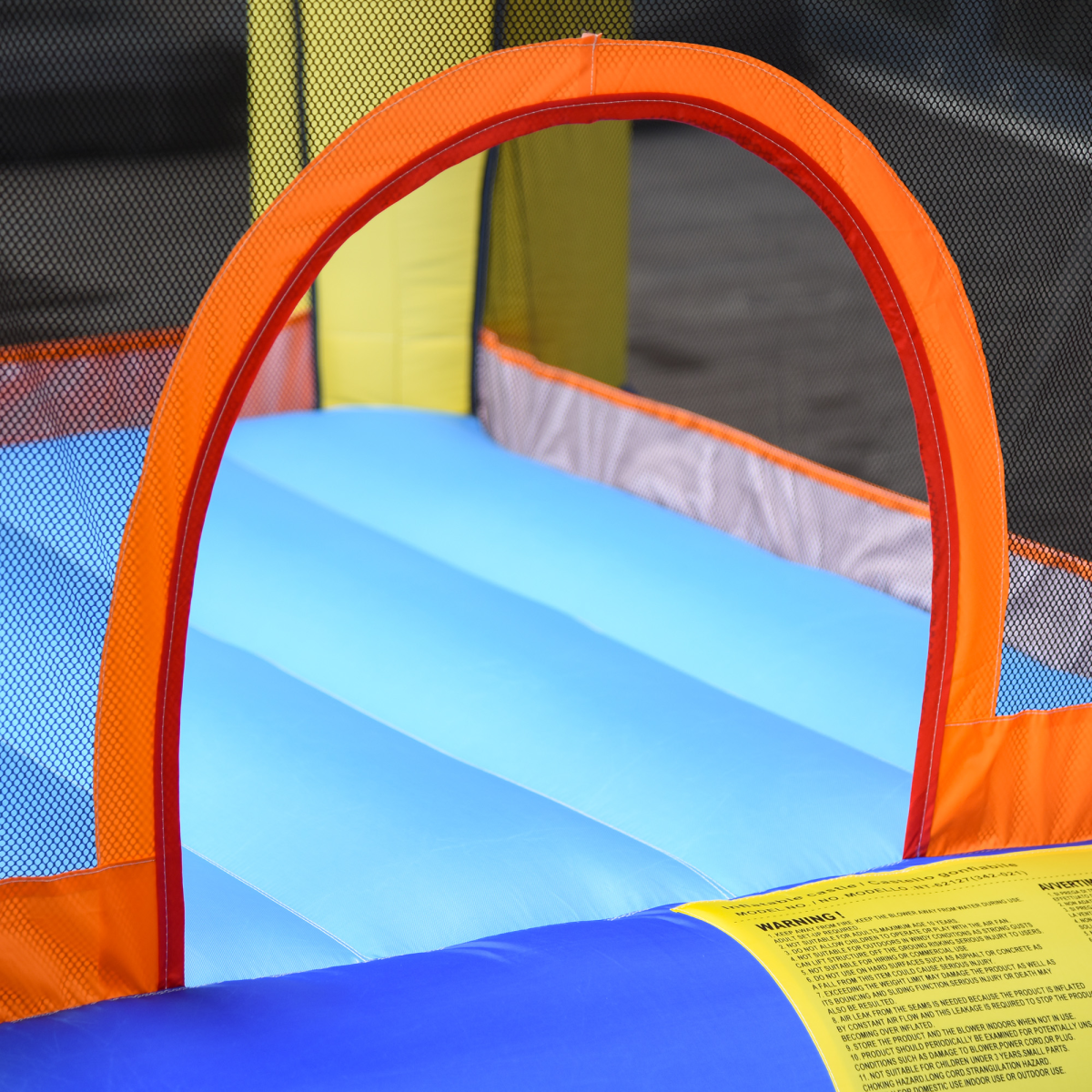 Bouncy Castle with Slide Basket Trampoline