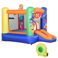 Bouncy Castle with Slide Basket Trampoline